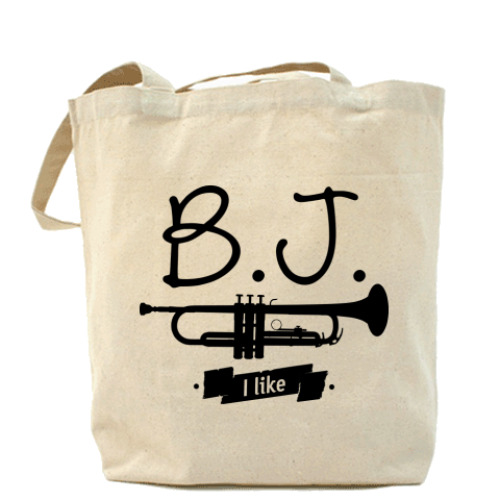 Сумка шоппер 'B.J. I like'
