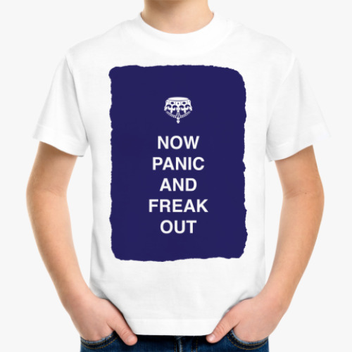 Детская футболка Now panic and freak out
