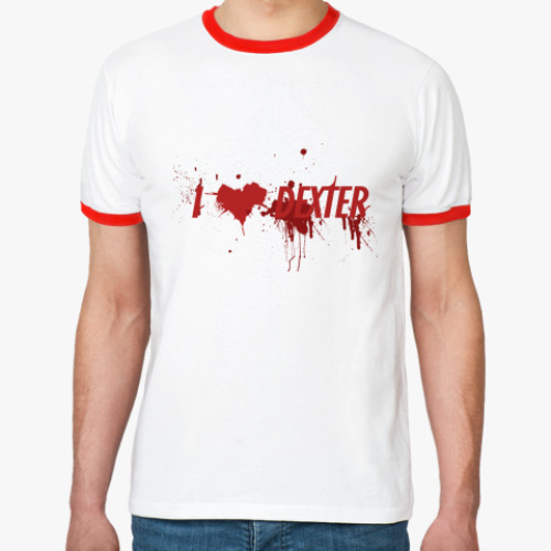 Футболка Ringer-T I love Dexter