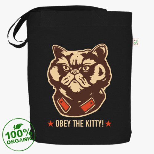 Сумка шоппер Obey the Kitty!