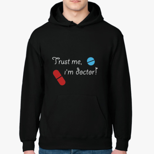 Толстовка худи Trust me, i`m doctor