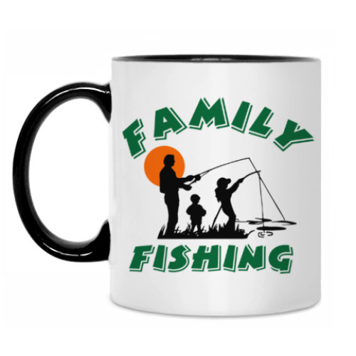 Кружка Семейная рыбалка