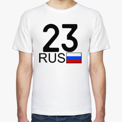 Футболка 23 RUS (A777AA)