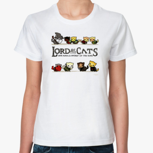 Классическая футболка Властелин котов