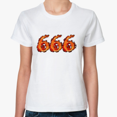 Классическая футболка 666