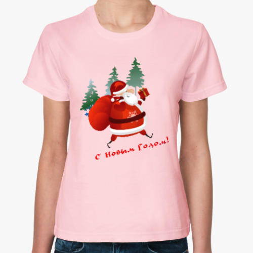 Женская футболка Дед Moroz