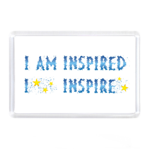 Магнит I am inspired & I inspire