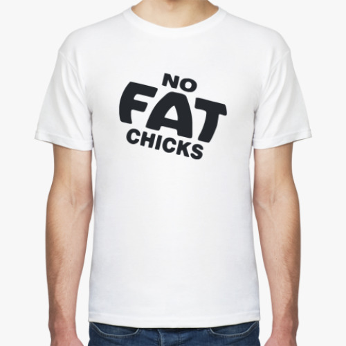 Футболка No fat chicks