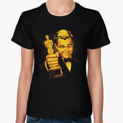 Женская футболка Dicaprio Oscar