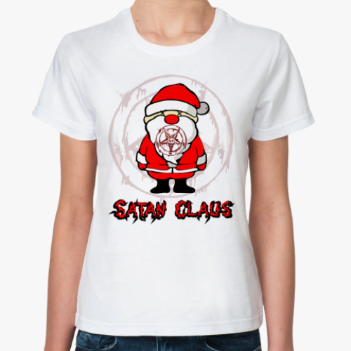 Классическая футболка Satan Claus