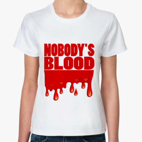 Классическая футболка Nobody's Blood