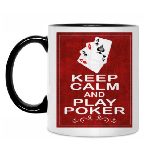 Кружка KEEP CALM AND PLAY POKER