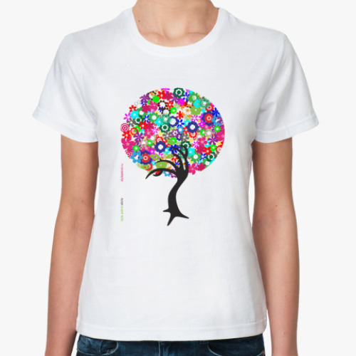 Классическая футболка Яркое дерево