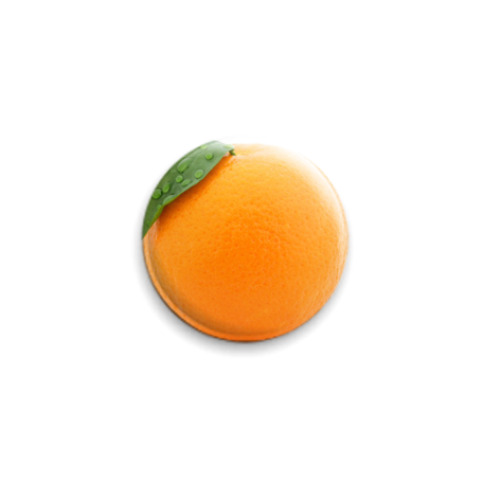 Значок 25мм  Апельсин