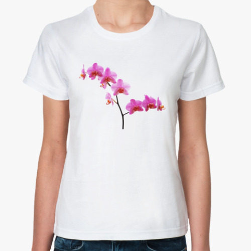 Классическая футболка Орхидея