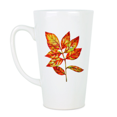 Чашка Латте Осенний лист