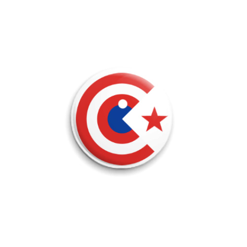 Значок 25мм Captain Pacman