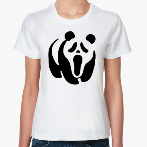 Классическая футболка Scream Panda