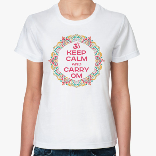Классическая футболка Keep Calm And Carry OM