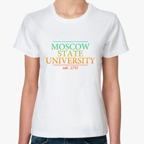 Классическая футболка MSU Summer Edition