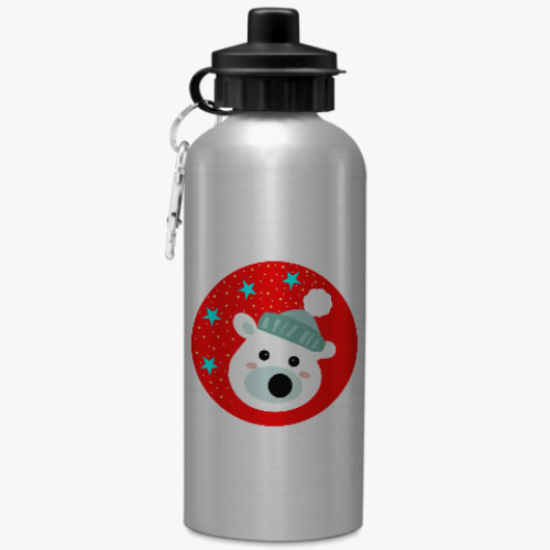 Спортивная бутылка/фляжка Полярный медведь