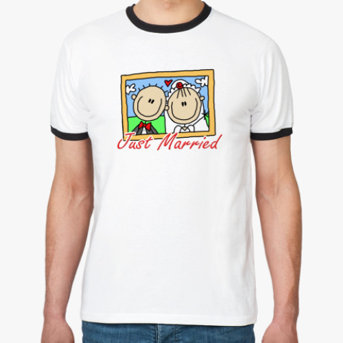 Футболка Ringer-T Just Married