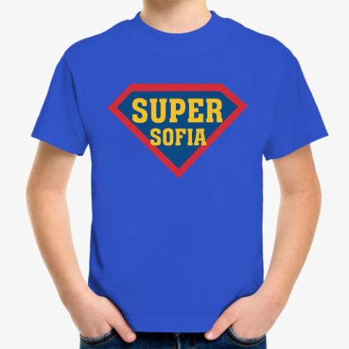 Детская футболка Супер София (sofia)