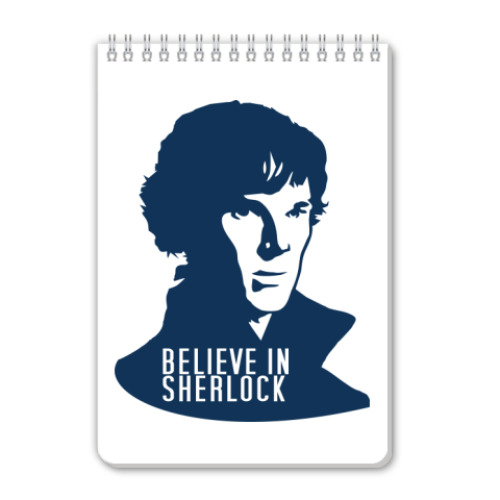 Блокнот Believe in Sherlock