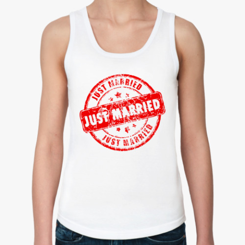 Женская майка Just Married