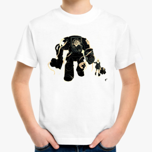 Детская футболка 'Чёрный храмовник'
