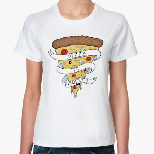 Классическая футболка Пицца, Pizza
