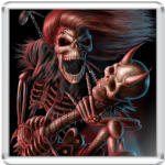 Скелет музыкант