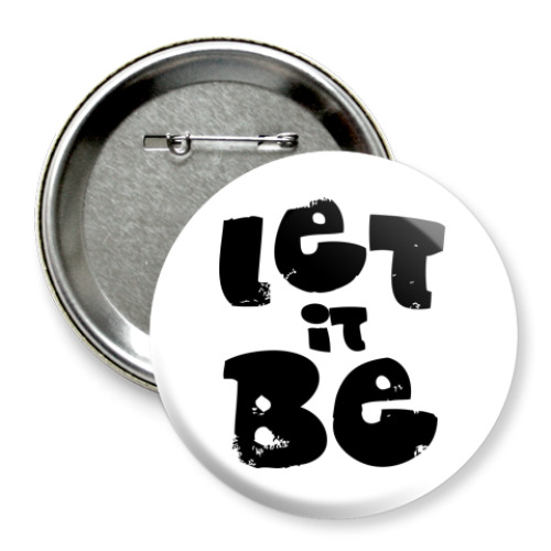 Значок 75мм The Beatles Let It Be