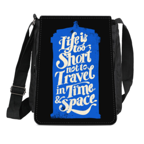 Сумка-планшет Life's too short not to travel
