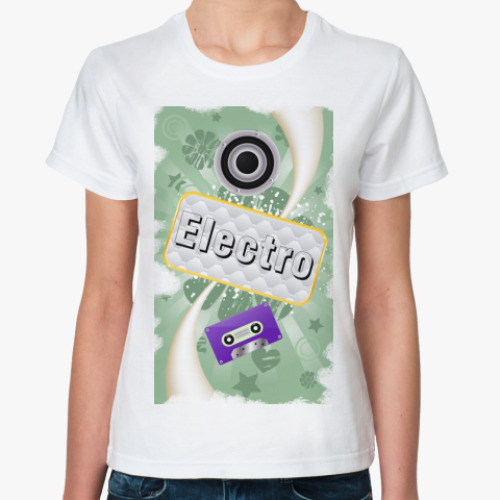 Классическая футболка electro