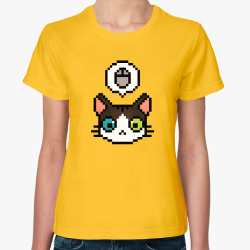Женская футболка кошки мышки