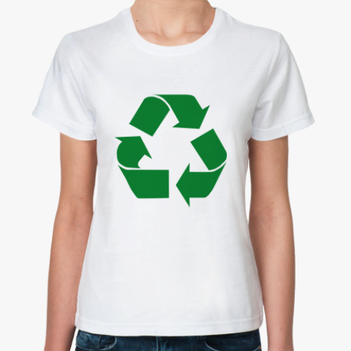 Классическая футболка  'Recycle'