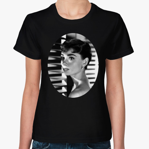 Женская футболка Одри Хепберн / Audrey Hepburn