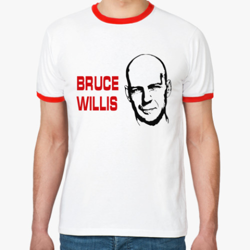 Футболка Ringer-T Bruce Willis