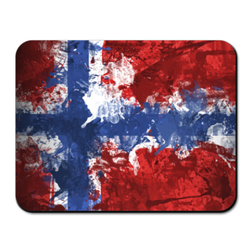 Коврик для мыши Норвежский флаг