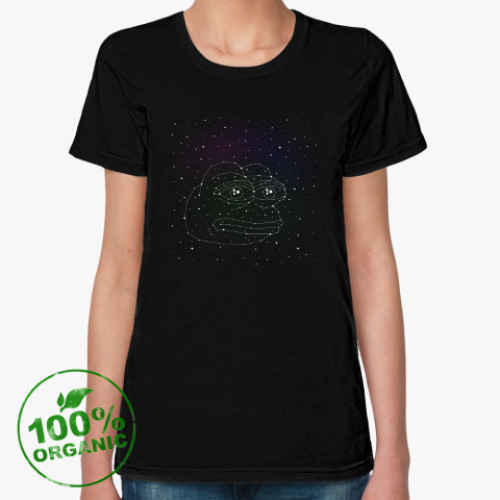 Женская футболка из органик-хлопка Pepe night sky