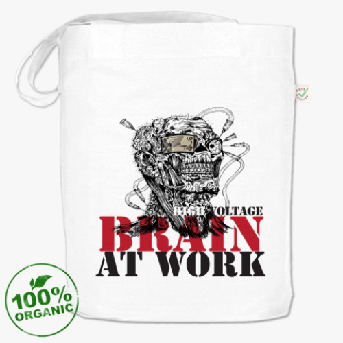 Сумка шоппер Brain at work - мозг в работе