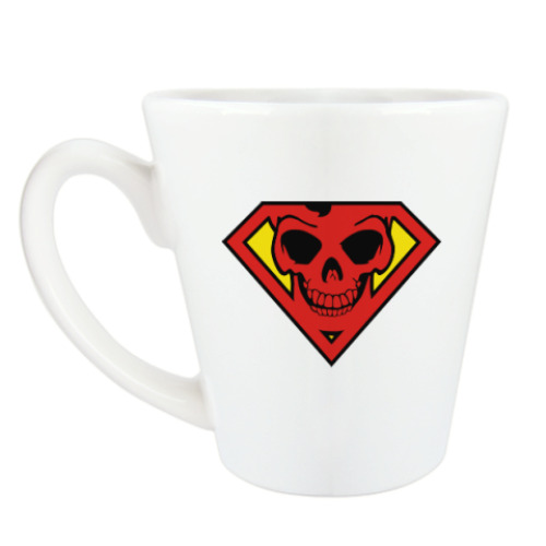 Чашка Латте Skull Superman