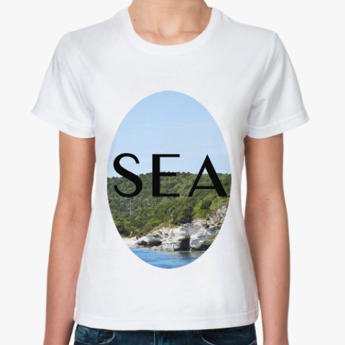 Классическая футболка Море | Sea
