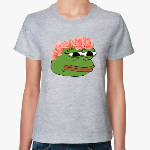Женская футболка Лягушка Пепе