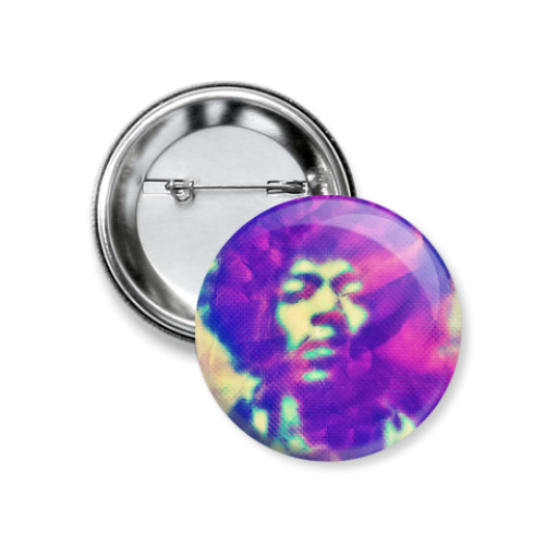 Значок 37мм Jimi Hendrix