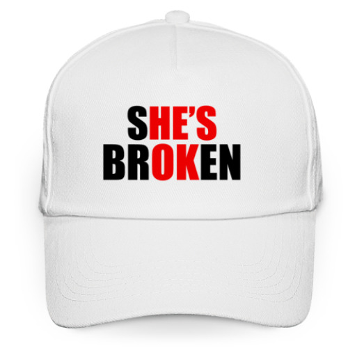 Кепка бейсболка She's broken