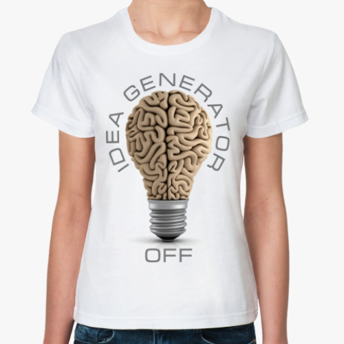 Классическая футболка Idea generator (off)