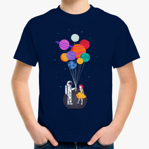 Детская футболка вселенная