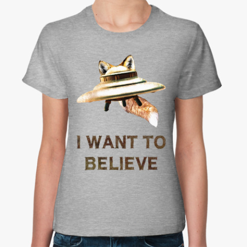 Женская футболка Fox Flying Object
